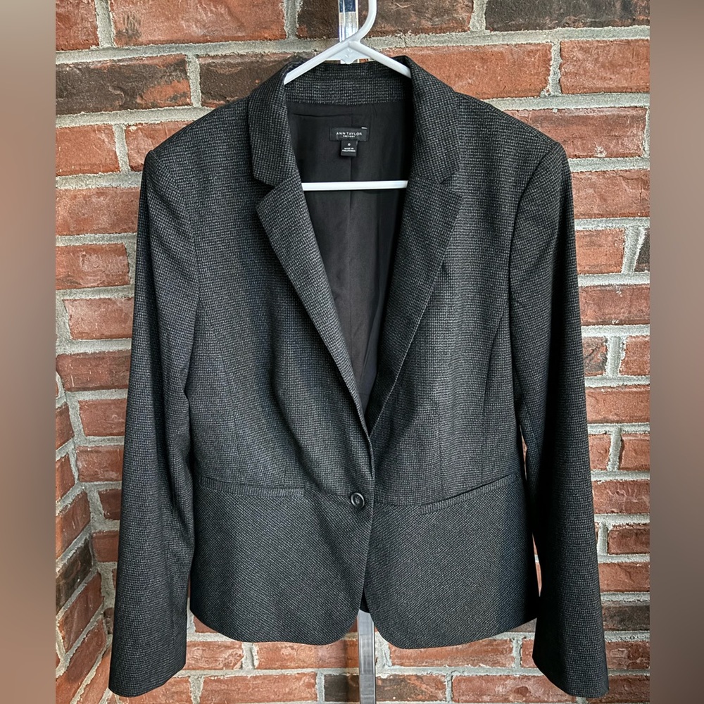 Ann Taylor Factor Blazer Sz 10